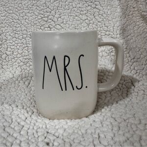 Rae Dunn MRS Mug White Artisan Collection Coffee Cup